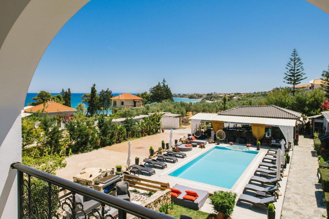 Villa Corali Apartments Sea Breath & Pool Ammoudi Dış mekan fotoğraf