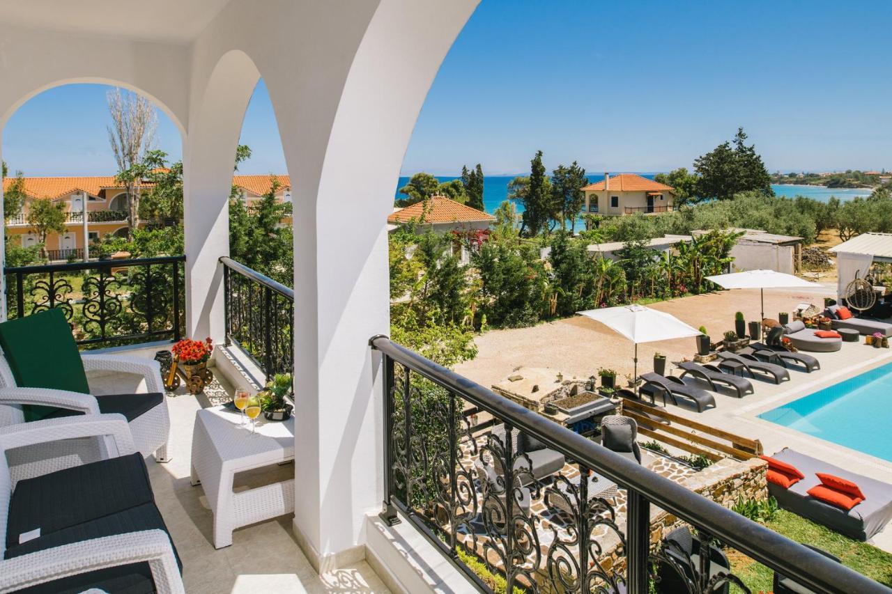 Villa Corali Apartments Sea Breath & Pool Ammoudi Dış mekan fotoğraf