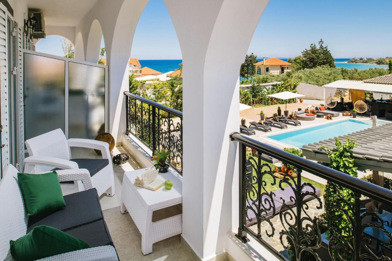 Villa Corali Apartments Sea Breath & Pool Ammoudi Dış mekan fotoğraf