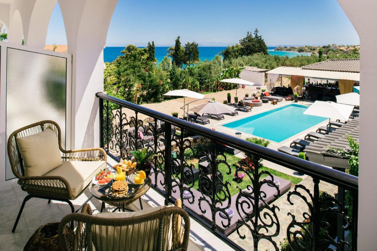 Villa Corali Apartments Sea Breath & Pool Ammoudi Dış mekan fotoğraf