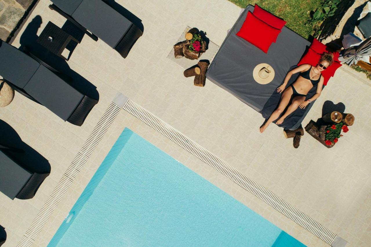 Villa Corali Apartments Sea Breath & Pool Ammoudi Dış mekan fotoğraf