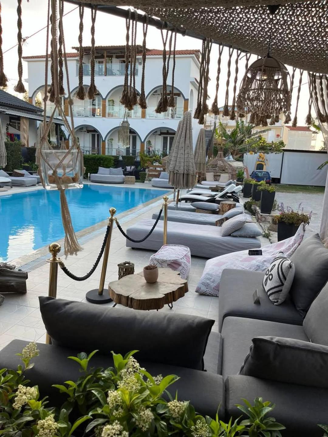Villa Corali Apartments Sea Breath & Pool Ammoudi Dış mekan fotoğraf