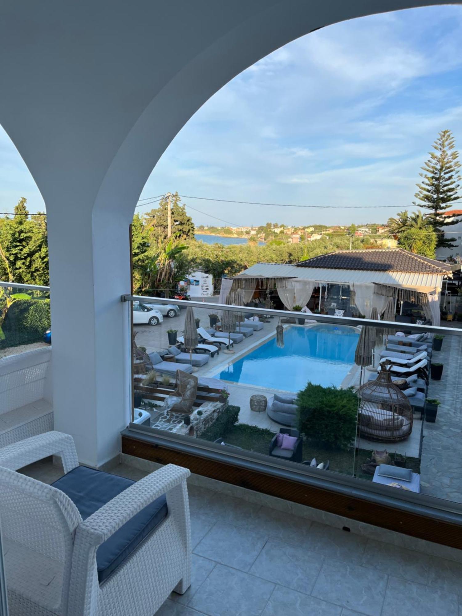 Villa Corali Apartments Sea Breath & Pool Ammoudi Dış mekan fotoğraf