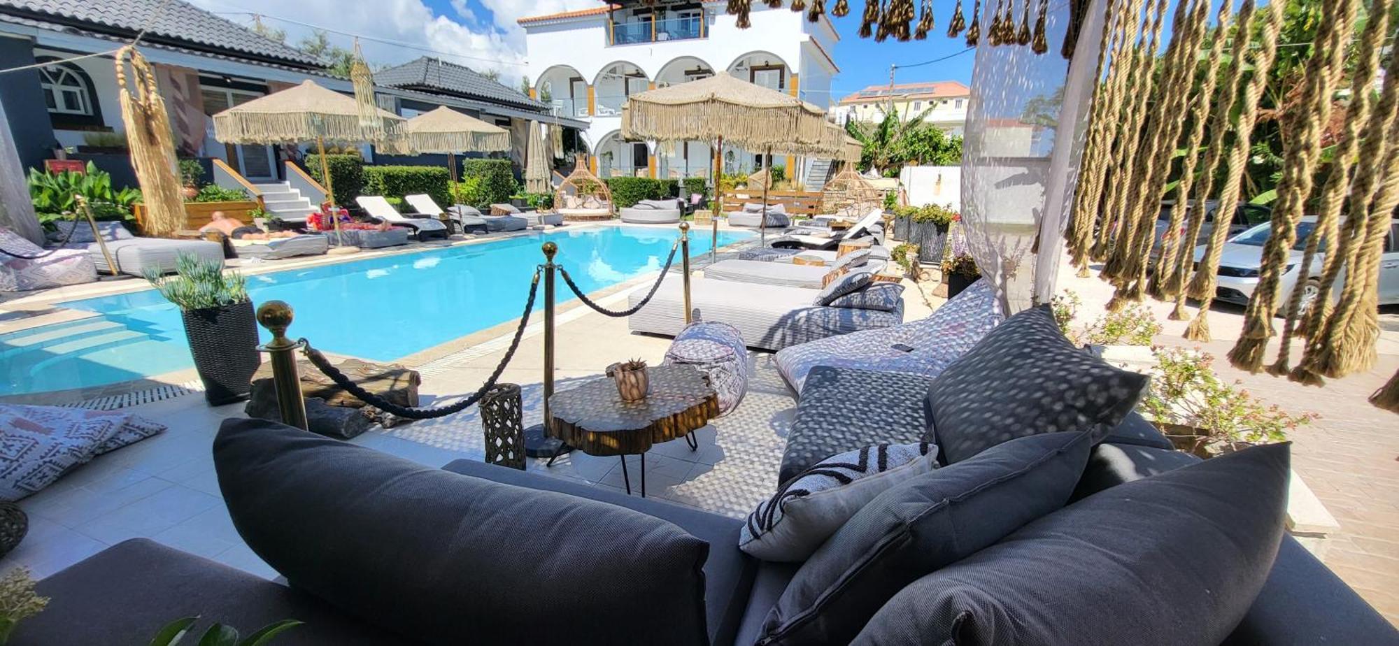 Villa Corali Apartments Sea Breath & Pool Ammoudi Dış mekan fotoğraf