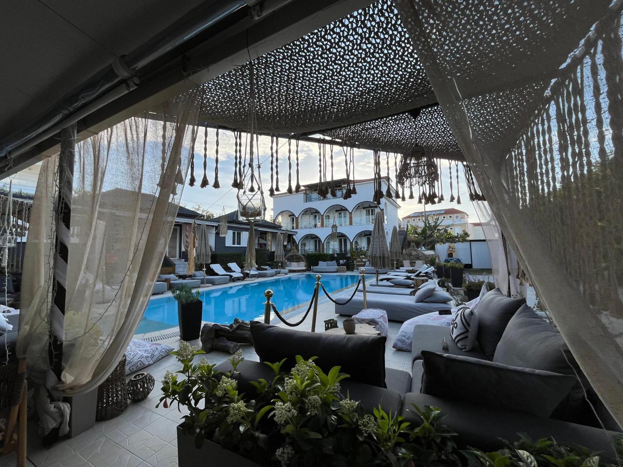 Villa Corali Apartments Sea Breath & Pool Ammoudi Dış mekan fotoğraf